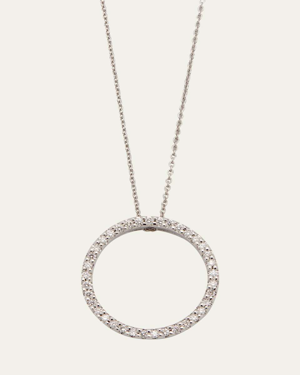 Pave Circle Necklace